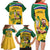 South Africa Cricket Family Matching Long Sleeve Bodycon Dress and Hawaiian Shirt 1st Champions World Cup Proud Of Our Boys - Wonder Print Shop