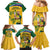 South Africa Cricket Family Matching Mermaid Dress and Hawaiian Shirt 1st Champions World Cup Proud Of Our Boys - Wonder Print Shop