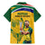 South Africa Cricket Family Matching Mermaid Dress and Hawaiian Shirt 1st Champions World Cup Proud Of Our Boys - Wonder Print Shop