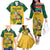 South Africa Cricket Family Matching Off The Shoulder Long Sleeve Dress and Hawaiian Shirt 1st Champions World Cup Proud Of Our Boys - Wonder Print Shop