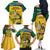 South Africa Cricket Family Matching Off The Shoulder Long Sleeve Dress and Hawaiian Shirt 1st Champions World Cup Proud Of Our Boys - Wonder Print Shop