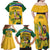 South Africa Cricket Family Matching Off Shoulder Maxi Dress and Hawaiian Shirt 1st Champions World Cup Proud Of Our Boys - Wonder Print Shop