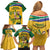 South Africa Cricket Family Matching Off Shoulder Short Dress and Hawaiian Shirt 1st Champions World Cup Proud Of Our Boys - Wonder Print Shop