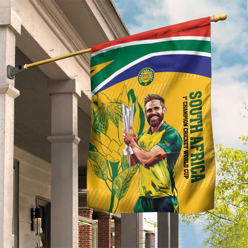 South Africa Cricket Garden Flag 1st Champions World Cup Proud Of Our Boys - Wonder Print Shop