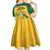 South Africa Cricket Kid Short Sleeve Dress 1st Champions World Cup Proud Of Our Boys - Wonder Print Shop