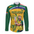 South Africa Cricket Long Sleeve Button Shirt 1st Champions World Cup Proud Of Our Boys - Wonder Print Shop