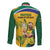 South Africa Cricket Long Sleeve Button Shirt 1st Champions World Cup Proud Of Our Boys - Wonder Print Shop