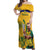 South Africa Cricket Off Shoulder Maxi Dress 1st Champions World Cup Proud Of Our Boys - Wonder Print Shop