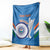 Custom India Cricket Blanket 2nd Champions World Cup Men In Blue