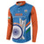 Custom India Cricket Button Sweatshirt 2nd Champions World Cup Men In Blue - Wonder Print Shop