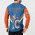 Custom India Cricket Button Sweatshirt 2nd Champions World Cup Men In Blue - Wonder Print Shop