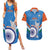 Custom India Cricket Couples Matching Summer Maxi Dress and Hawaiian Shirt 2nd Champions World Cup Men In Blue - Wonder Print Shop