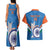 Custom India Cricket Couples Matching Tank Maxi Dress and Hawaiian Shirt 2nd Champions World Cup Men In Blue - Wonder Print Shop