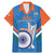 Custom India Cricket Family Matching Mermaid Dress and Hawaiian Shirt 2nd Champions World Cup Men In Blue - Wonder Print Shop