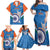 Custom India Cricket Family Matching Off Shoulder Maxi Dress and Hawaiian Shirt 2nd Champions World Cup Men In Blue - Wonder Print Shop