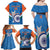 Custom India Cricket Family Matching Off Shoulder Maxi Dress and Hawaiian Shirt 2nd Champions World Cup Men In Blue - Wonder Print Shop