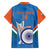 Custom India Cricket Family Matching Puletasi and Hawaiian Shirt 2nd Champions World Cup Men In Blue - Wonder Print Shop