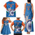 Custom India Cricket Family Matching Tank Maxi Dress and Hawaiian Shirt 2nd Champions World Cup Men In Blue - Wonder Print Shop