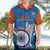 Custom India Cricket Hawaiian Shirt 2nd Champions World Cup Men In Blue - Wonder Print Shop