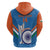 Custom India Cricket Hoodie 2nd Champions World Cup Men In Blue - Wonder Print Shop