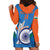 Custom India Cricket Hoodie Dress 2nd Champions World Cup Men In Blue - Wonder Print Shop