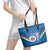 Custom India Cricket Leather Tote Bag 2nd Champions World Cup Men In Blue - Wonder Print Shop