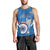 Custom India Cricket Men Tank Top 2nd Champions World Cup Men In Blue - Wonder Print Shop