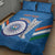 Custom India Cricket Quilt Bed Set 2nd Champions World Cup Men In Blue - Wonder Print Shop