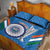 Custom India Cricket Quilt Bed Set 2nd Champions World Cup Men In Blue - Wonder Print Shop