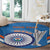 Custom India Cricket Round Carpet 2nd Champions World Cup Men In Blue