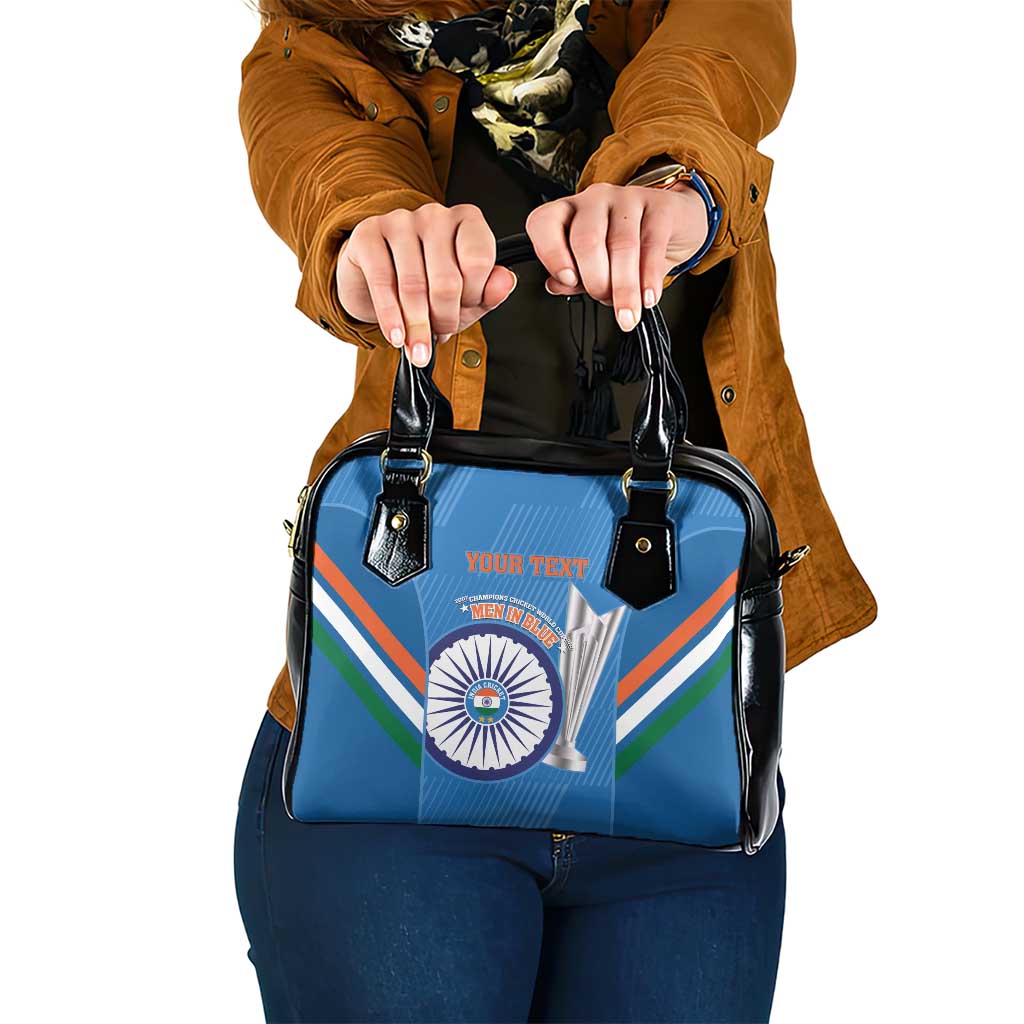 Custom India Cricket Shoulder Handbag 2nd Champions World Cup Men In Blue