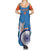 Custom India Cricket Summer Maxi Dress 2nd Champions World Cup Men In Blue - Wonder Print Shop