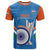 Custom India Cricket T Shirt 2nd Champions World Cup Men In Blue - Wonder Print Shop