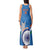 Custom India Cricket Tank Maxi Dress 2nd Champions World Cup Men In Blue