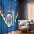 Custom India Cricket Window Curtain 2nd Champions World Cup Men In Blue