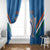 Custom India Cricket Window Curtain 2nd Champions World Cup Men In Blue