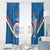 Custom India Cricket Window Curtain 2nd Champions World Cup Men In Blue