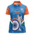 Custom India Cricket Women Polo Shirt 2nd Champions World Cup Men In Blue