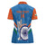 Custom India Cricket Women Polo Shirt 2nd Champions World Cup Men In Blue