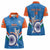 Custom India Cricket Women Polo Shirt 2nd Champions World Cup Men In Blue