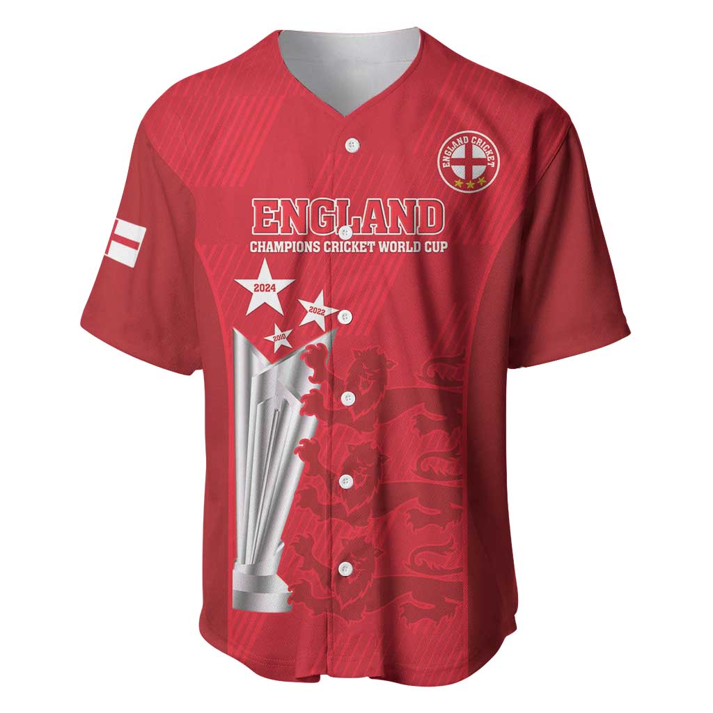 Custom England Cricket Baseball Jersey 3rd Champions World Cup Proud - Wonder Print Shop