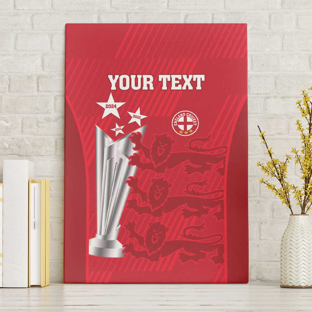 Custom England Cricket Canvas Wall Art 3rd Champions World Cup Proud - Wonder Print Shop