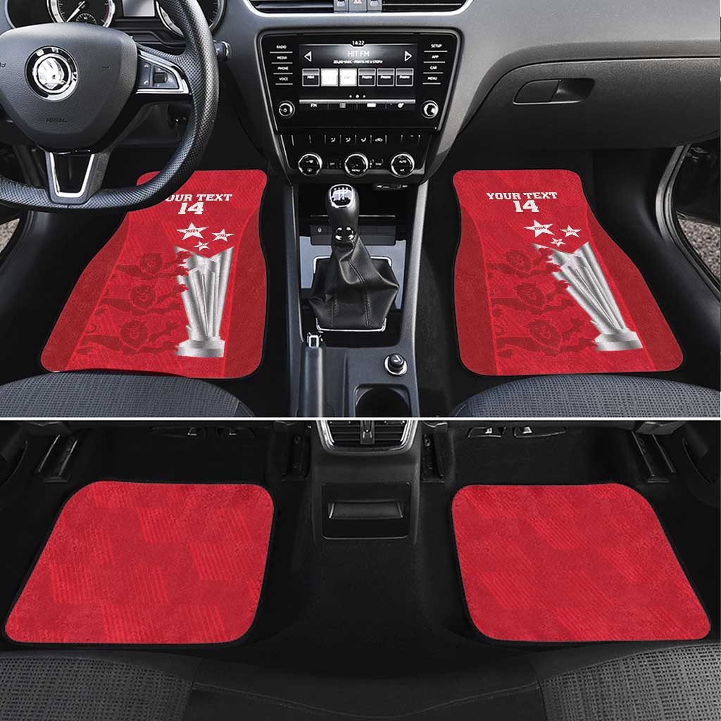 Custom England Cricket Car Mats 3rd Champions World Cup Proud - Wonder Print Shop