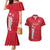 Custom England Cricket Couples Matching Mermaid Dress and Hawaiian Shirt 3rd Champions World Cup Proud - Wonder Print Shop