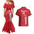 Custom England Cricket Couples Matching Mermaid Dress and Hawaiian Shirt 3rd Champions World Cup Proud - Wonder Print Shop