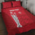 Custom England Cricket Quilt Bed Set 3rd Champions World Cup Proud