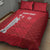 Custom England Cricket Quilt Bed Set 3rd Champions World Cup Proud