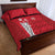 Custom England Cricket Quilt Bed Set 3rd Champions World Cup Proud