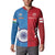 Custom India And England Cricket Button Sweatshirt 2024 Together Dynamic Version - Wonder Print Shop