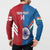 Custom India And England Cricket Button Sweatshirt 2024 Together Dynamic Version - Wonder Print Shop